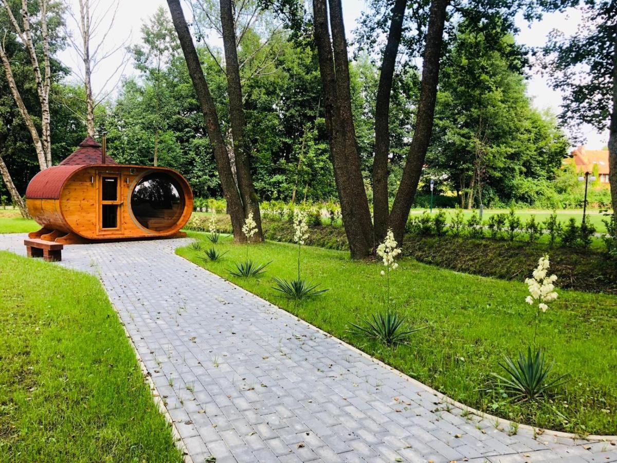 Domki Nad Jeziorem Kolonia Rybacka Esterno foto