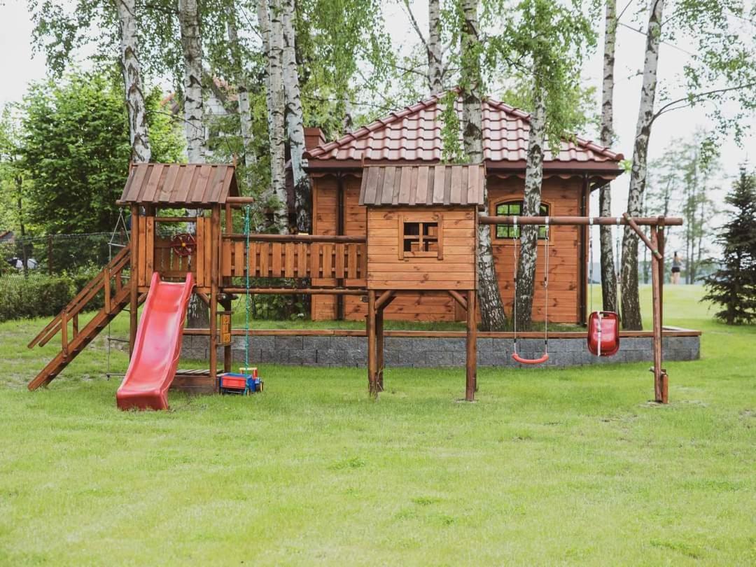 Domki Nad Jeziorem Kolonia Rybacka Esterno foto