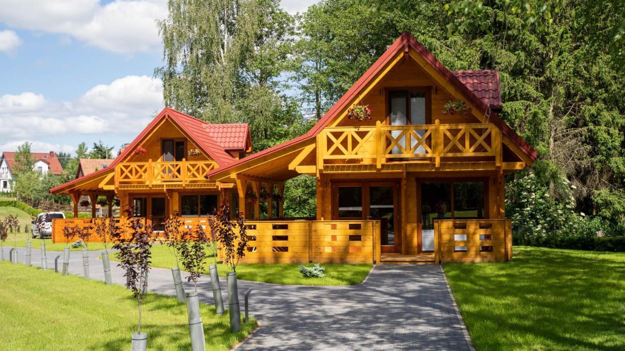 Domki Nad Jeziorem Kolonia Rybacka Esterno foto